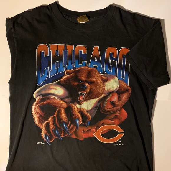 SUPER 1994 Vintage Chicago Bears All Over Print T - Picture 1 of 4
